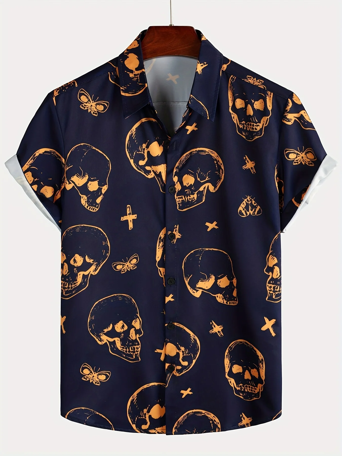 Vintage Korku Kafatası Crossbo - Vintage Hawaiian Floral Shirt incelemesi ve fiyatı