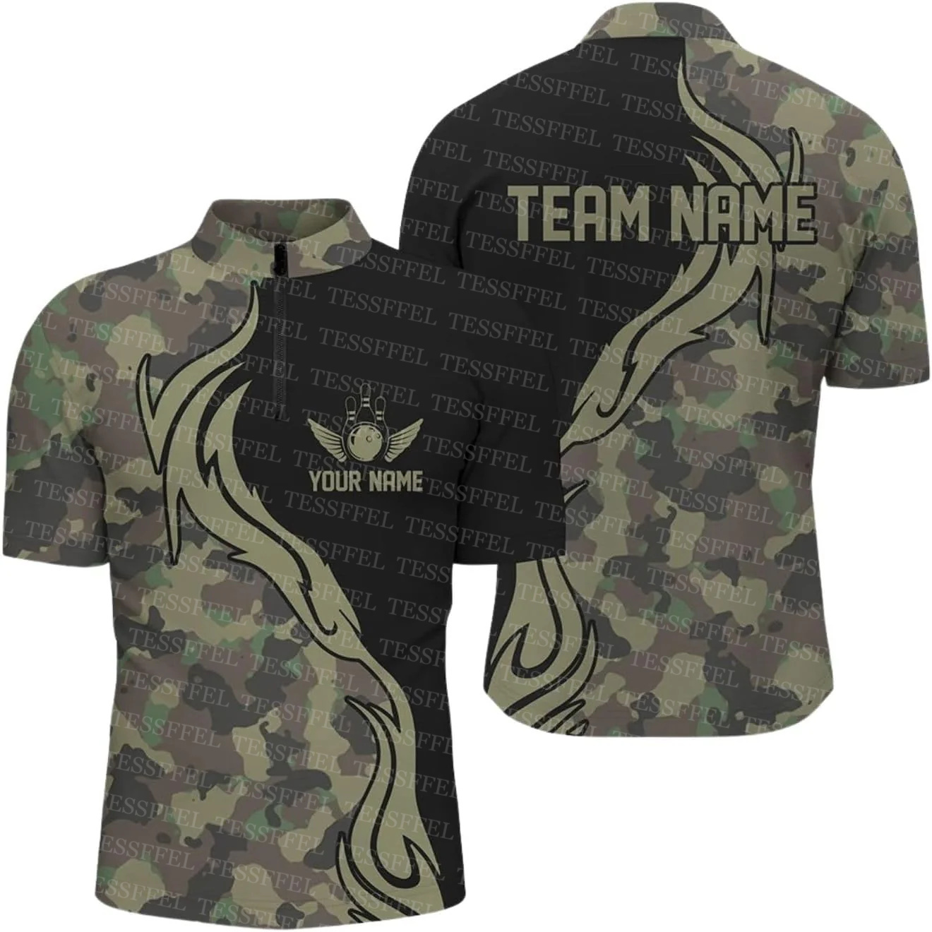 Özel Ad Graffiti Alev Strike B - Short Sleeve Bowling Shirt Retro incelemesi ve fiyatı
