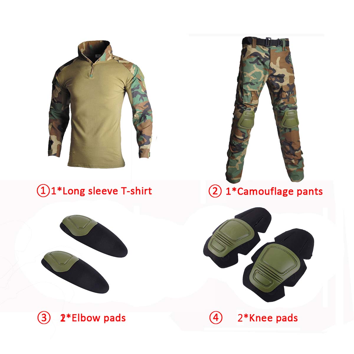 Orman Kamuflaj G2 Taktik Kurba - Tactical Military Shirt Cargo incelemesi ve fiyatı