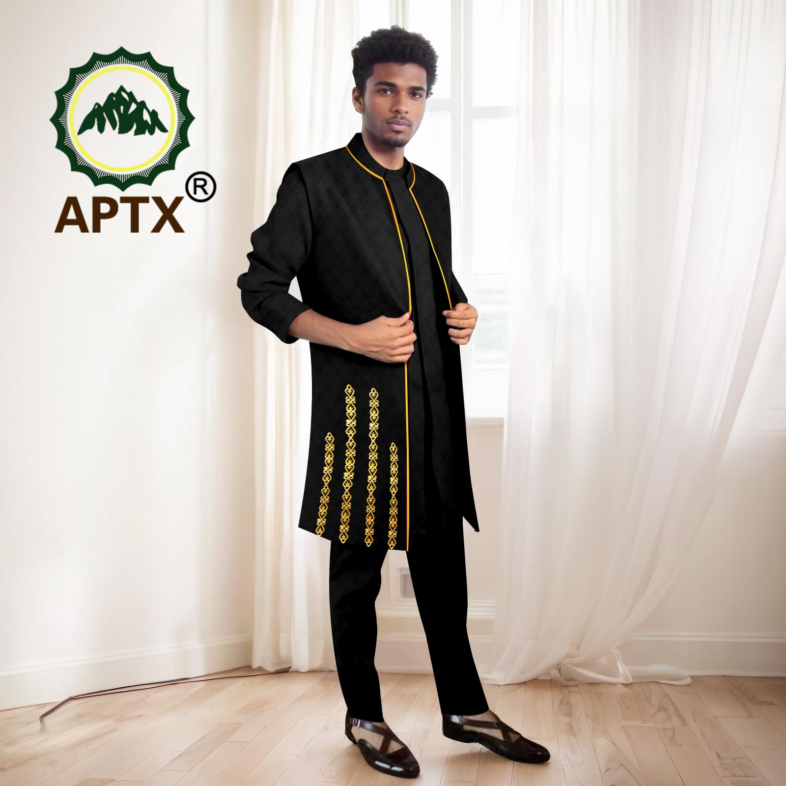 Afrika Erkek Takım Elbise Yüks - Mandarin Collar Formal Shirt Slim Fit incelemesi ve fiyatı