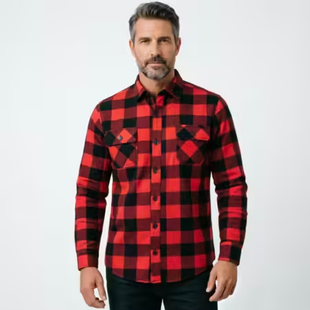 2026 Sonbahar ve Kış Uzun Koll - Flannel Plaid Shirt Heavy Weight incelemesi ve fiyatı