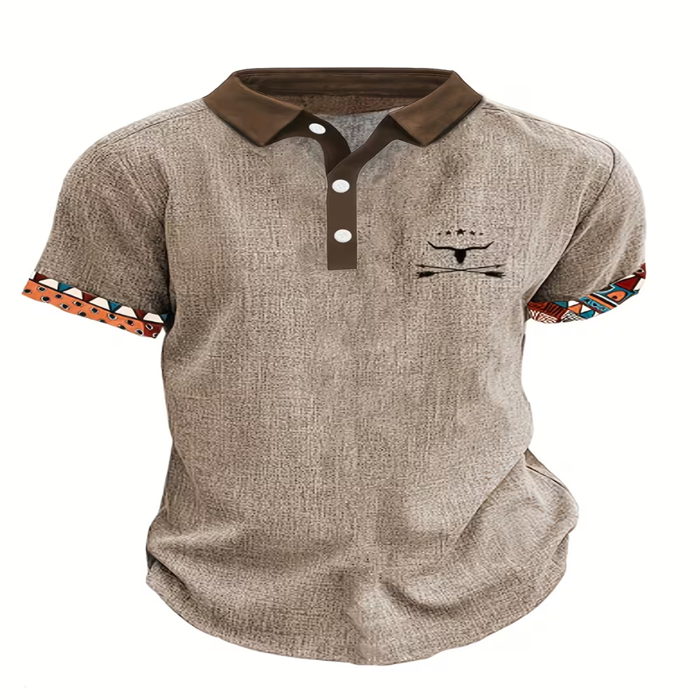 Erkek Kısa Kollu Polo Gömlek V - Vintage Hawaiian Floral Shirt incelemesi ve fiyatı