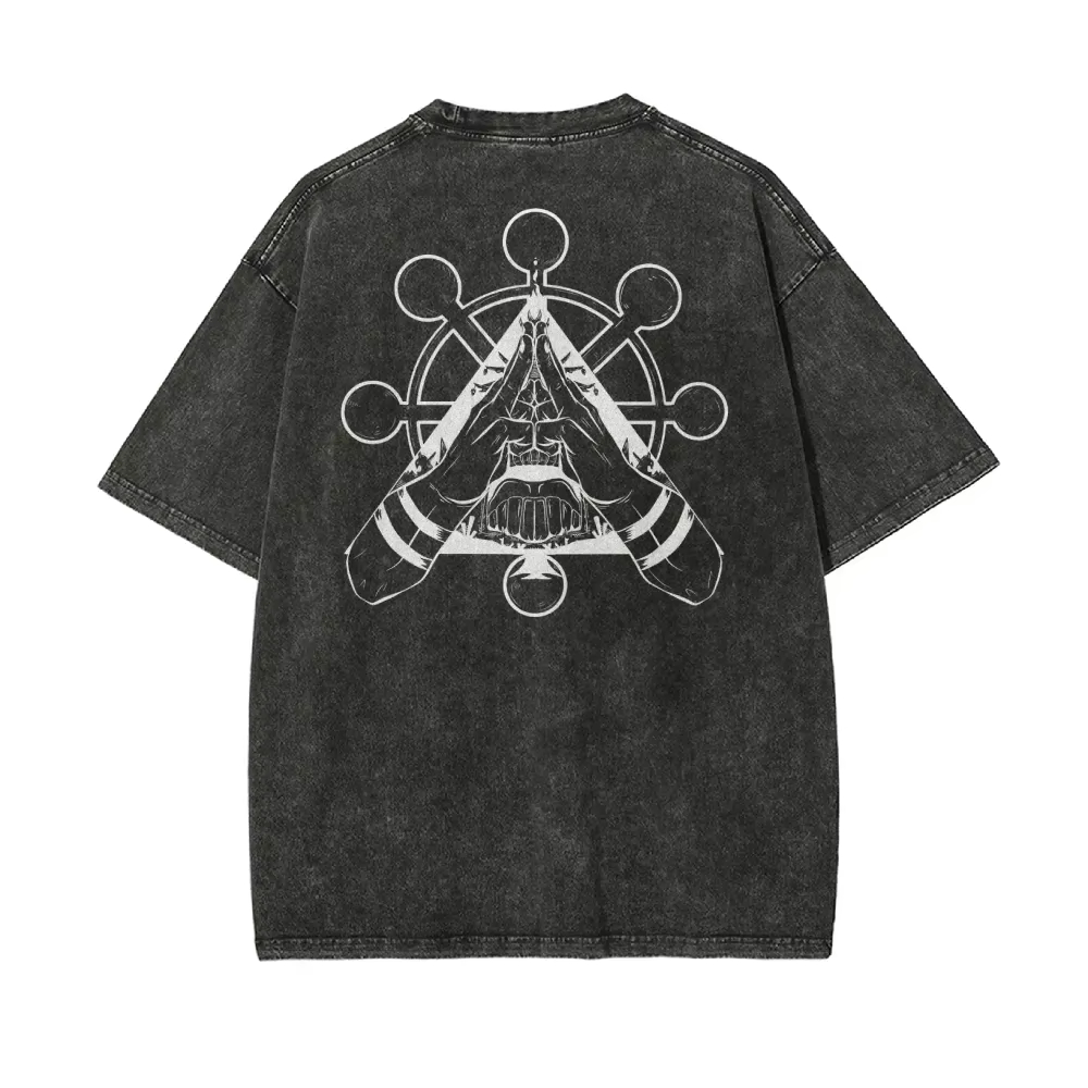 Jujutsu Kaisen Sukuna T Shirt  - Acid Wash Vintage Graphic T Shirt incelemesi ve fiyatı