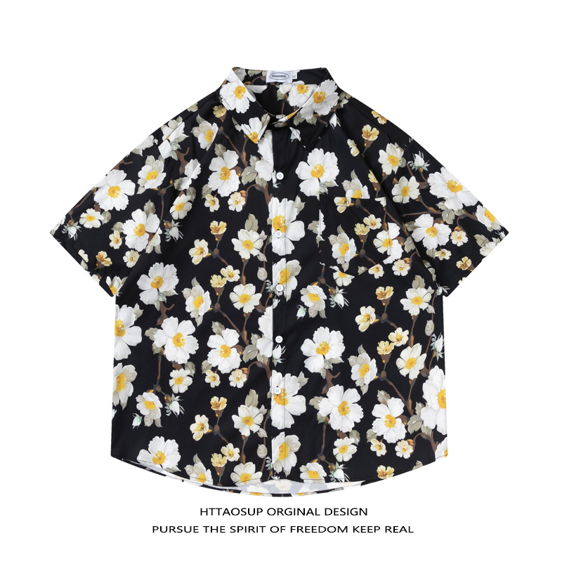 HTTAOSUP Yazlık, Vintage Tarzd - Vintage Hawaiian Floral Shirt incelemesi ve fiyatı